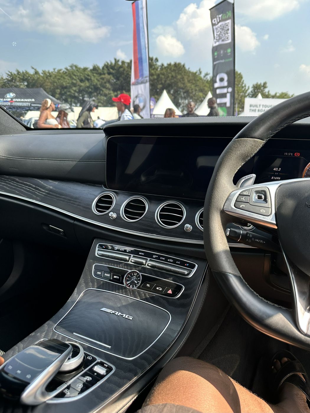 Premium interior detail of a customer's Mercedes-AMG serviced by Makanga Auto Centre