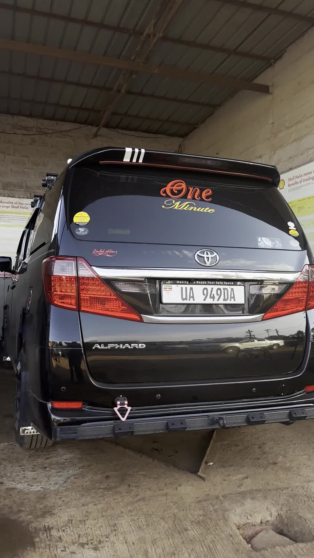 Toyota Alphard serviced in the bay