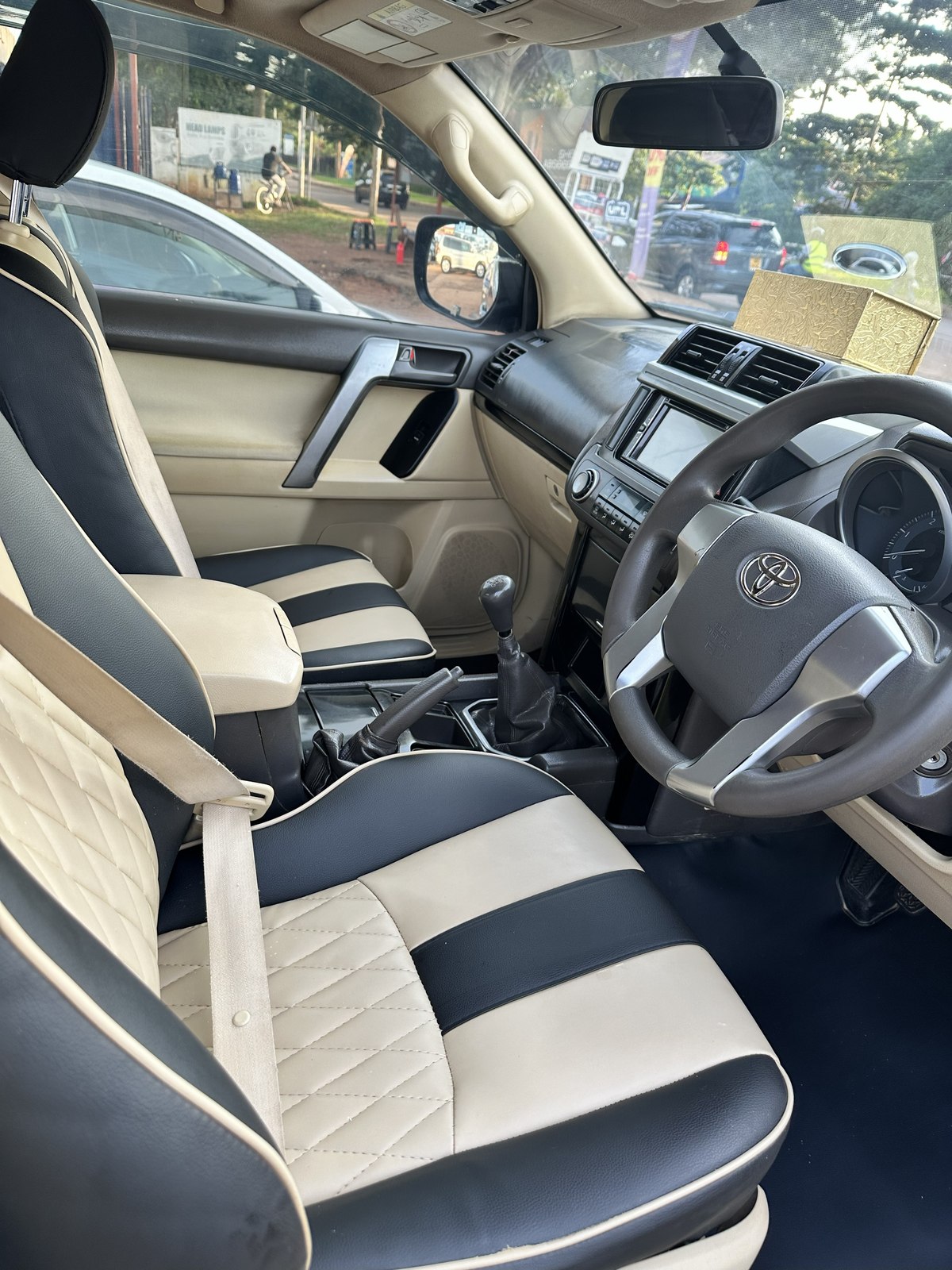 Freshly detailed Toyota Prado interior at Makanga Auto Centre